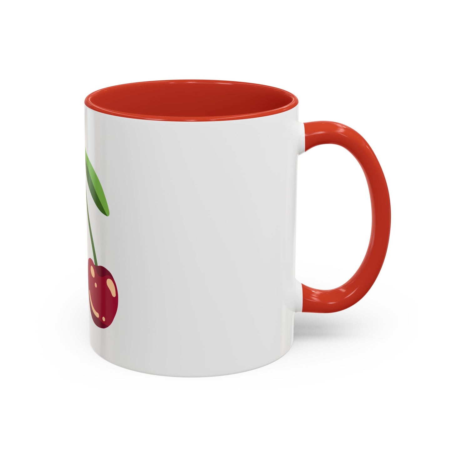 Cherry Illustration Mug | Accent Coffee Mug 11oz or 15oz
