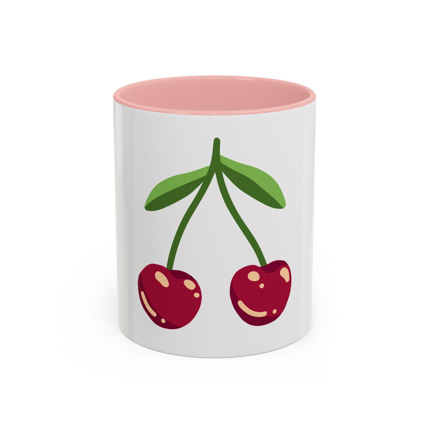 Cherry Illustration Mug | Accent Coffee Mug 11oz or 15oz