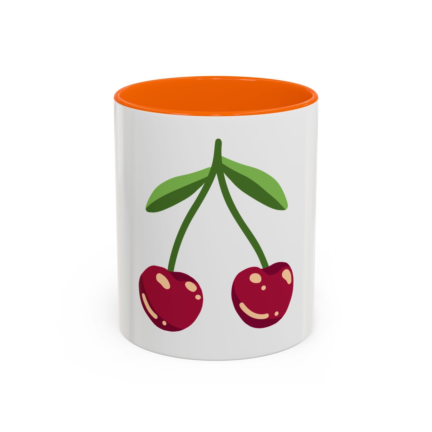 Cherry Illustration Mug | Accent Coffee Mug 11oz or 15oz
