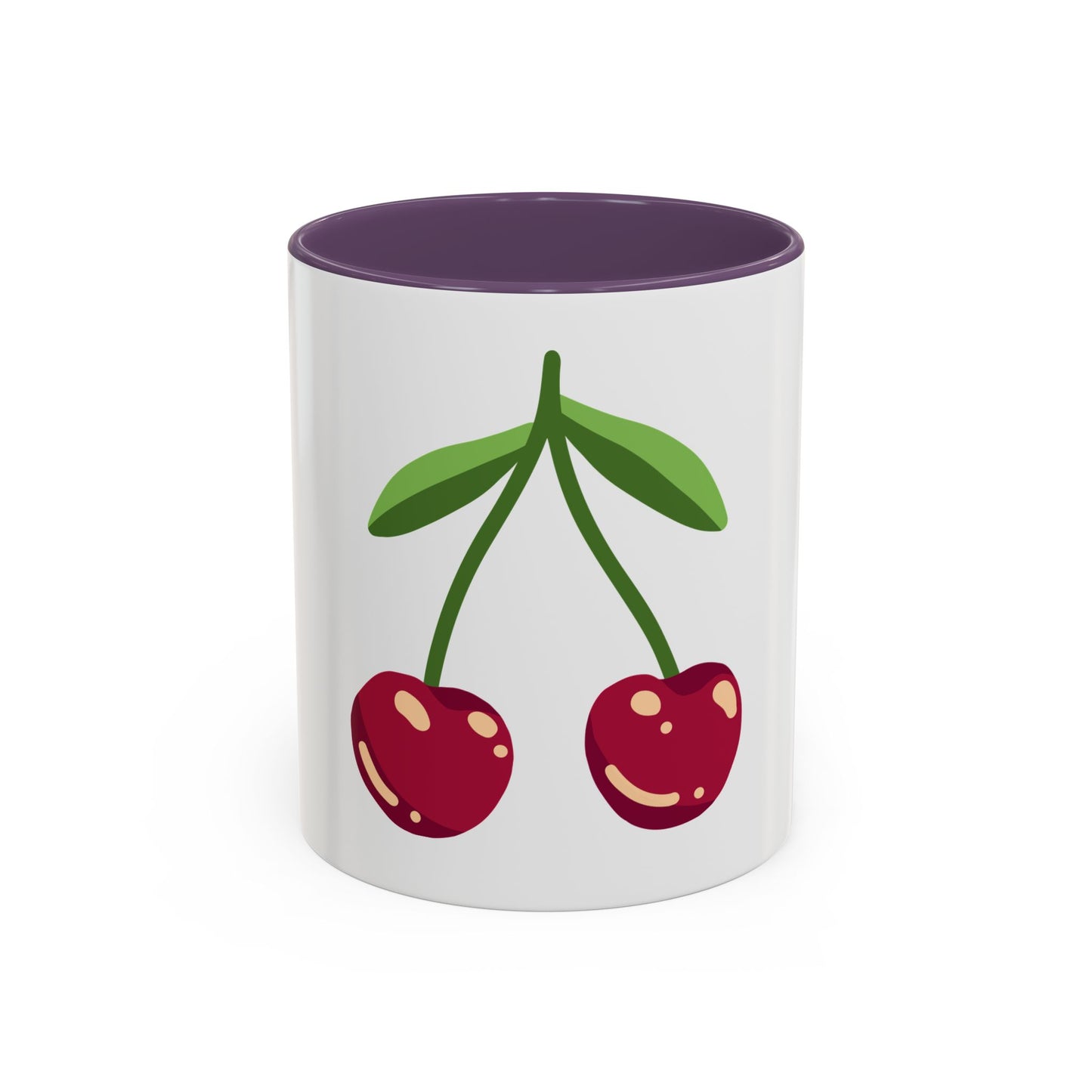 Cherry Illustration Mug | Accent Coffee Mug 11oz or 15oz