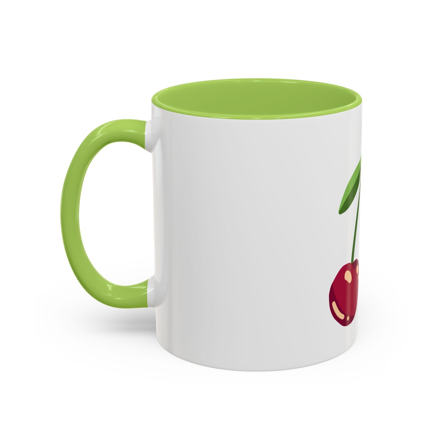 Cherry Illustration Mug | Accent Coffee Mug 11oz or 15oz