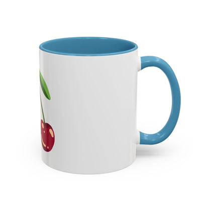 Cherry Illustration Mug | Accent Coffee Mug 11oz or 15oz