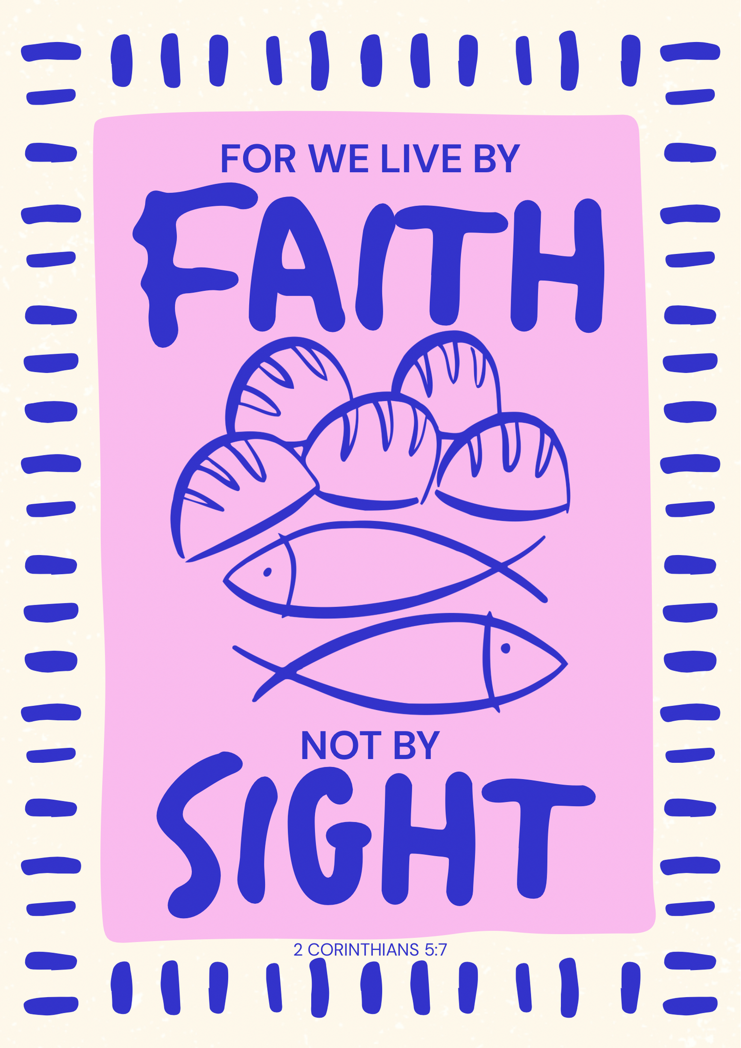 Faith Not By Sight – Postcard