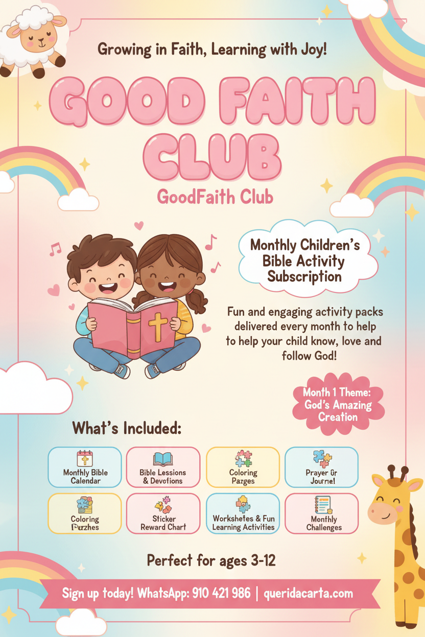 Good Faith Club Flyer