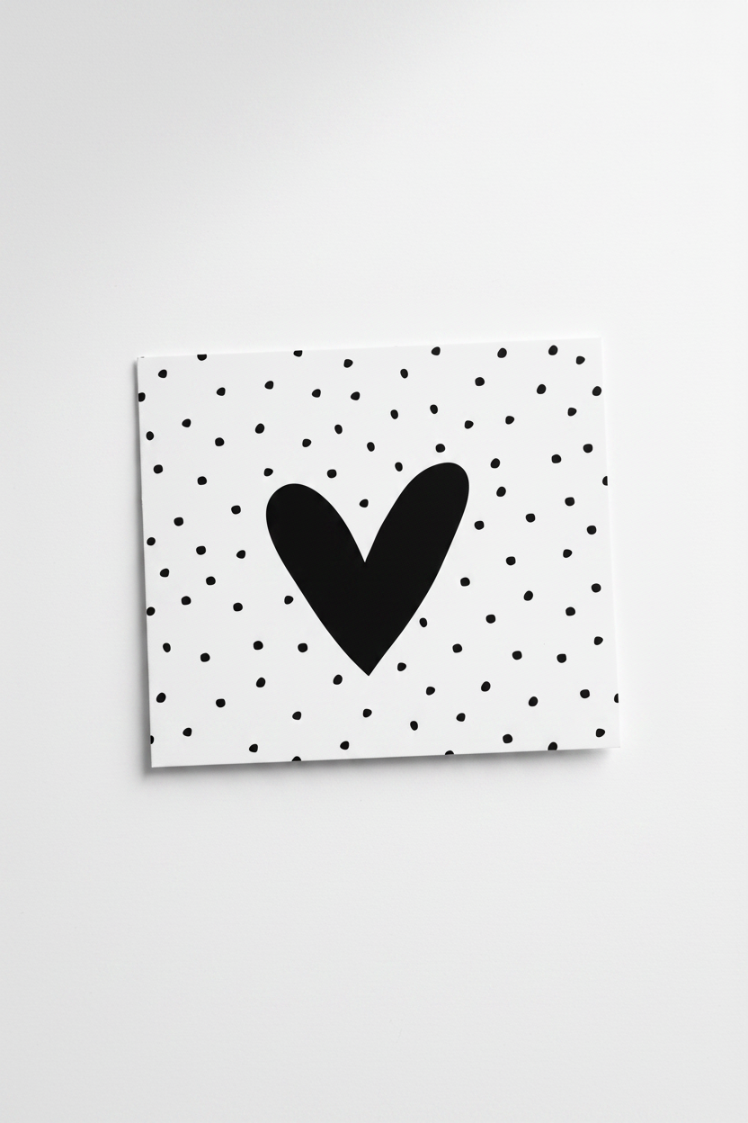 Heart Polka Dots Mockup