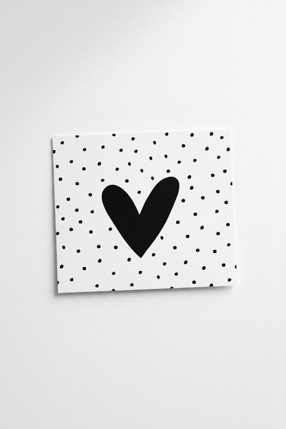 Heart Polka Dots Mockup