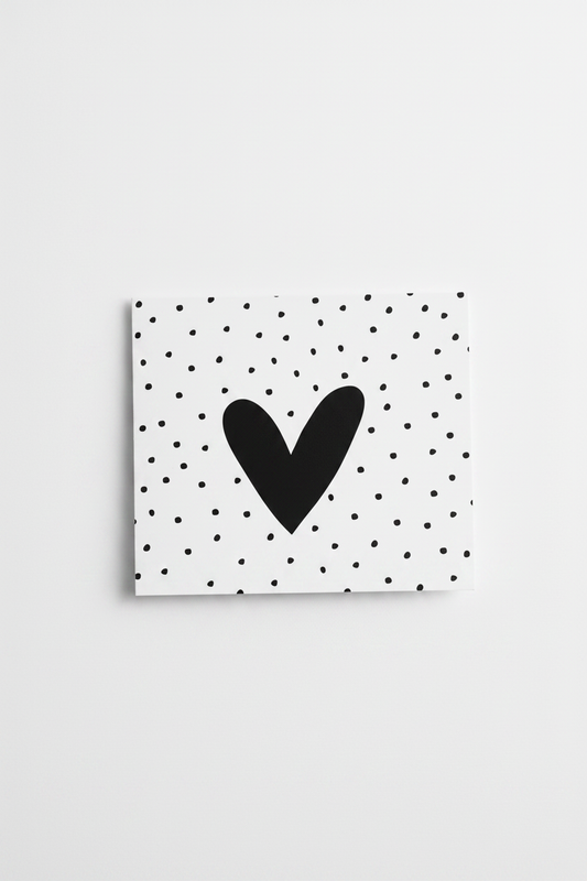 Heart & Dots Postcard A6