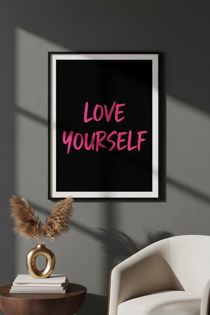 Love Yourself Mockup